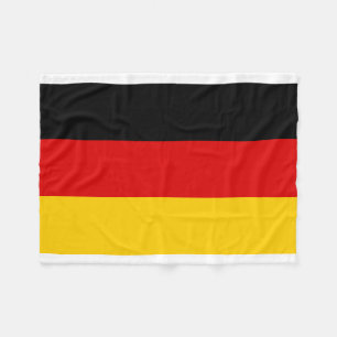 Nationale Weltflagge Deutschlands Fleecedecke