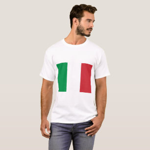 Nationale Weltflagge Italiens T-Shirt