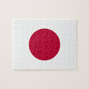 Nationale Weltflagge Japans Puzzle