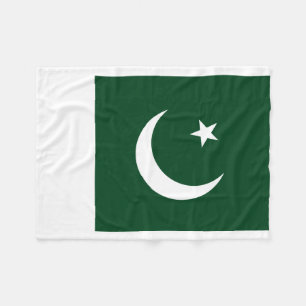 Nationale Weltflagge Pakistans Fleecedecke