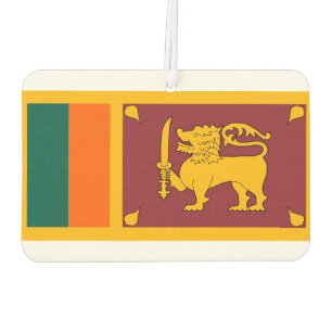 Nationale Weltflagge Sri Lankas Autolufterfrischer