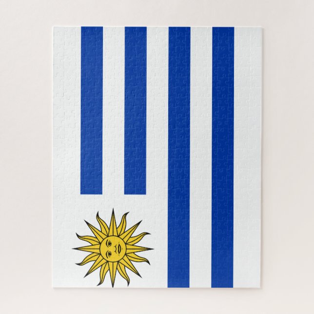 Nationale Weltflagge Uruguays Puzzle (Vertikal)