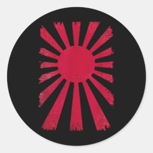 Nationale Wurzeln Kaiserliche Japan Männer Frauen  Runder Aufkleber