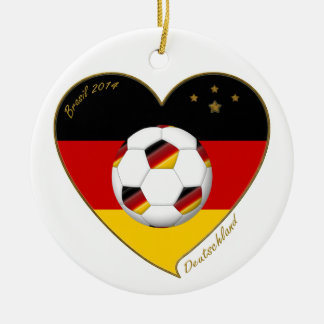 Nationalelf von DEUTSCHLAND FUSSBALL, 2014 Flagge Keramikornament