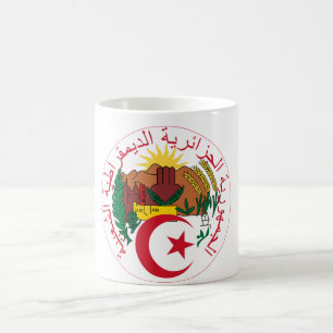 NationalEmblem Algeriens Kaffeetasse