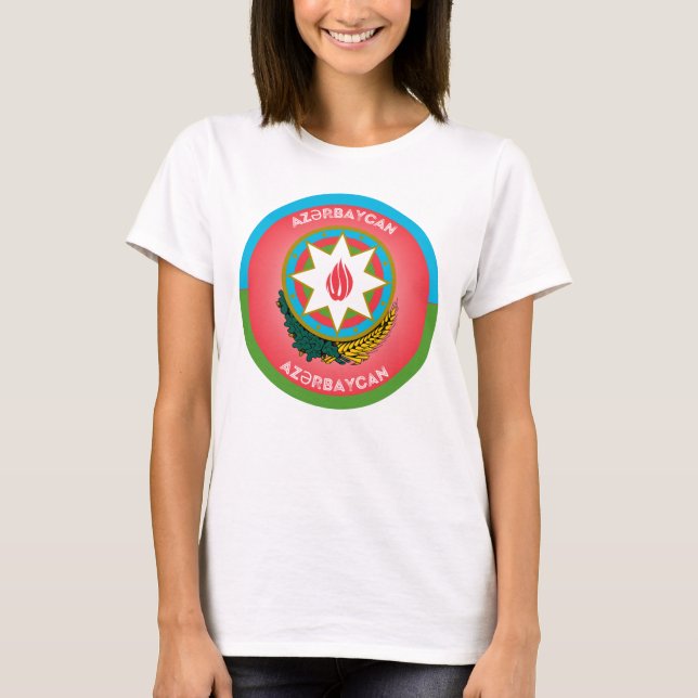 NationalEmblem Aserbaidschans T-Shirt (Vorderseite)