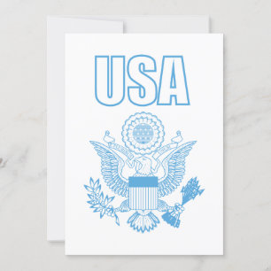 Nationalemblem der USA Einladung