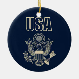 Nationalemblem der USA Keramik Ornament