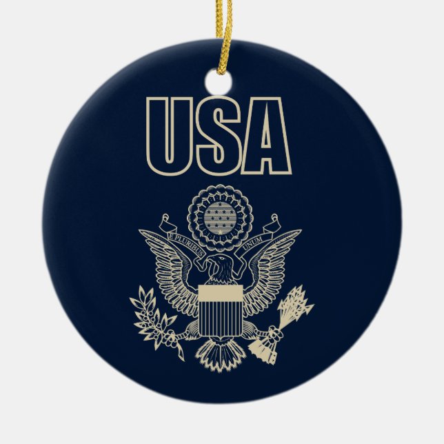 Nationalemblem der USA Keramik Ornament (Vorne)