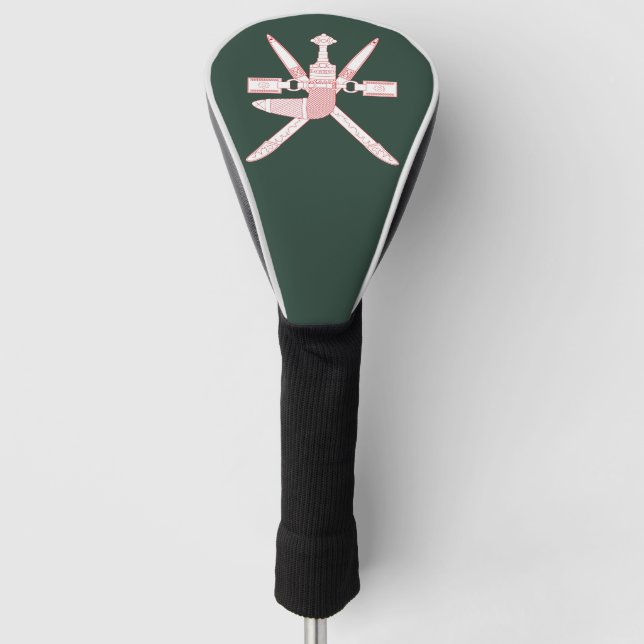 Nationalemblem Oman Golf Headcover (Vorderseite)