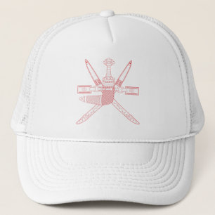 Nationalemblem Oman Truckerkappe