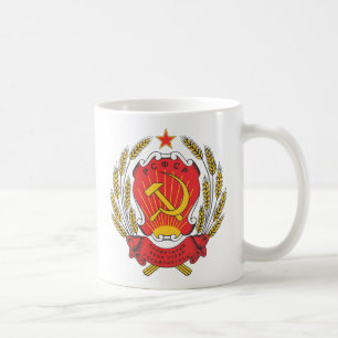 Nationalemblem Sozialistisches Russland Kaffeetasse