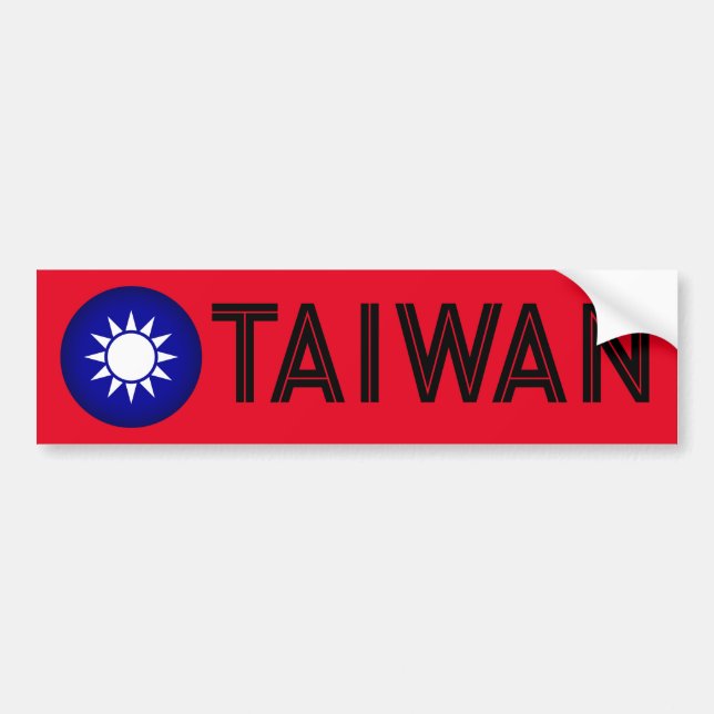Nationalemblem Taiwans Autoaufkleber (Vorne)