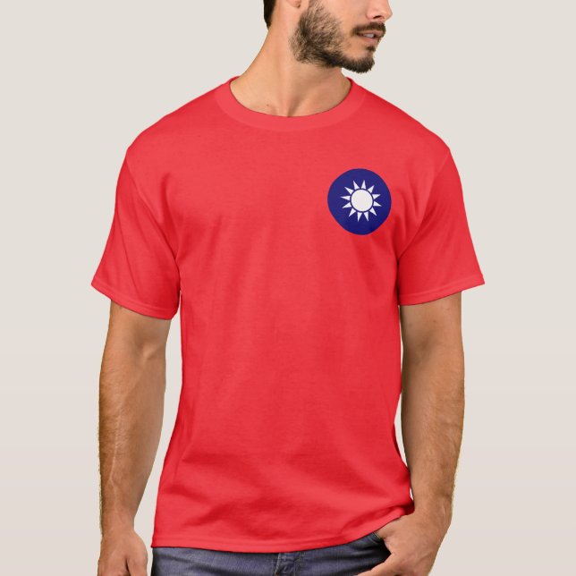 Nationalemblem Taiwans T-Shirt (Vorderseite)