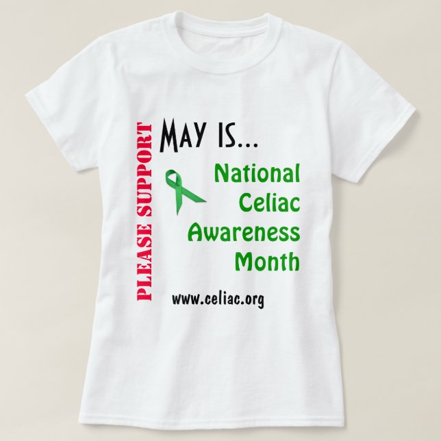 Nationaler abdominaler Bewusstseins-Monat T-Shirt (Design vorne)