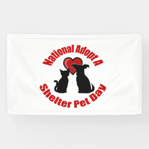 Nationaler Adoptier am Tag der Unterbringung Banner