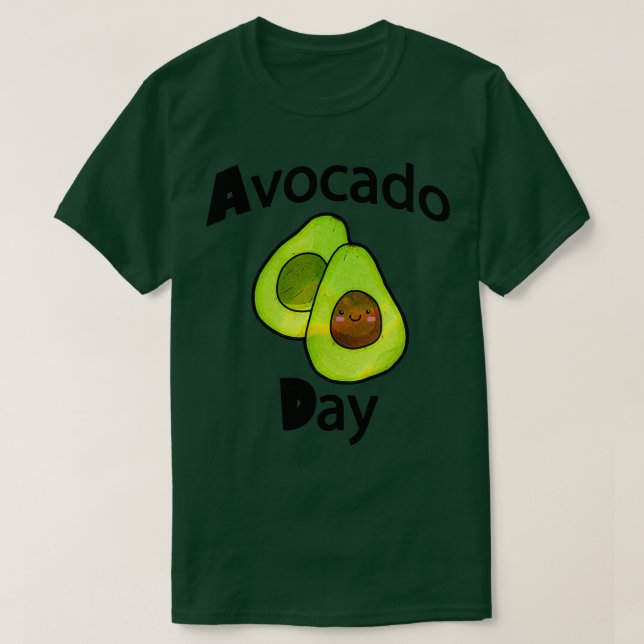 Nationaler Avocado-Tag 10 T-Shirt (Design vorne)