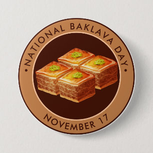 Nationaler Baklava-Tag, Illustration Button