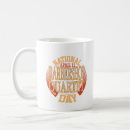 NATIONALER BARBERSHOP QUARTET DAY APRIL 11 GOLD KAFFEETASSE