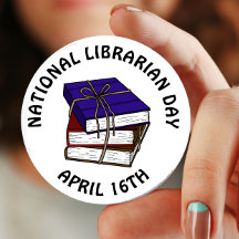 Nationaler Bibliothekstag - 16. April - Schaltfläc