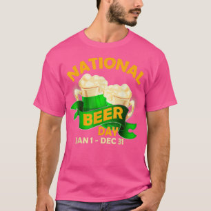 Nationaler Bier Day Funny Beer Drink T-Shirt