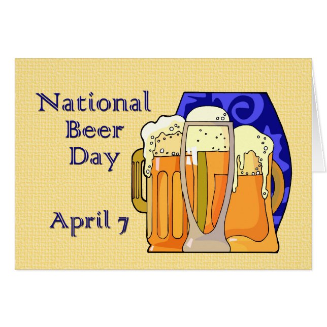 Nationaler Bier-Tag am 7. April (Vorderseite (Horizontal))