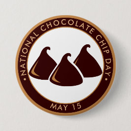 Nationaler Chocolate Chip Day Button
