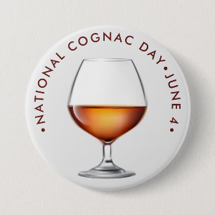Nationaler Cognac-Tag Button