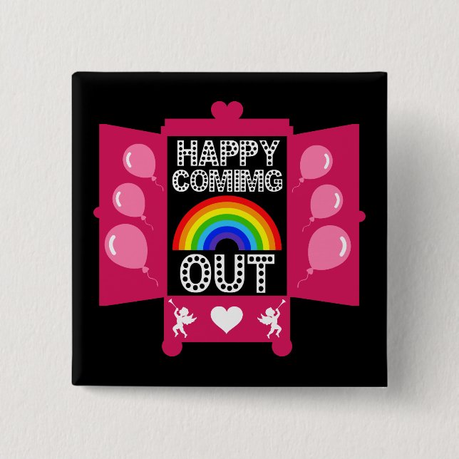 Nationaler Coming Out Day Button (Vorderseite)