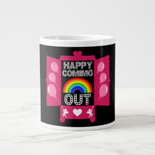 Nationaler Coming Out Day Jumbo-Tasse