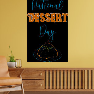Nationaler Desserttag Poster