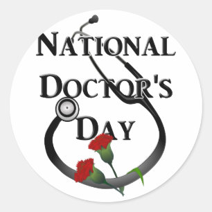 Nationaler Doktortag Runder Aufkleber