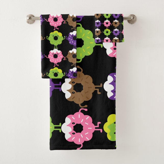 Nationaler Donut-Tag Badhandtuch Set (Insitu)
