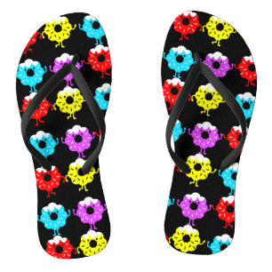 Nationaler Donut-Tag Doughnuts Flip Flops