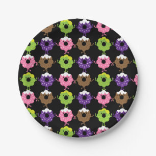 Nationaler Donut-Tag Pappteller