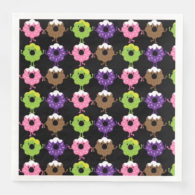 Nationaler Donut-Tag Serviette (Vorderseite)