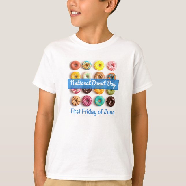 Nationaler Donut-Tag T-Shirt (Vorderseite)