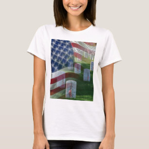 Nationaler Friedhof Arlingtons, amerikanische T-Shirt