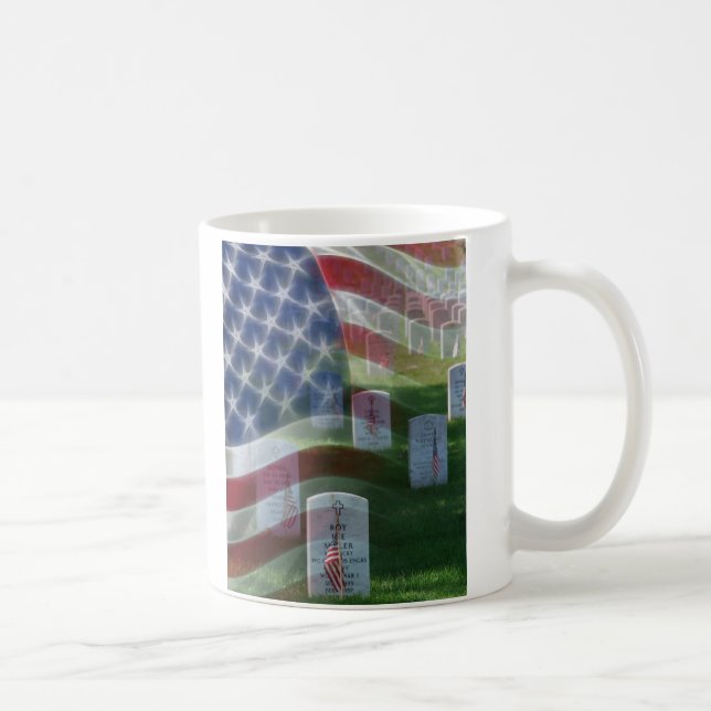 Nationaler Friedhof Arlingtons, amerikanische Tasse (Rechts)