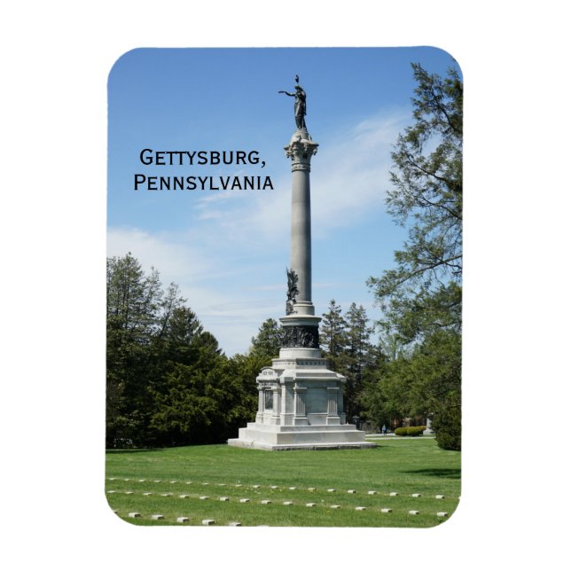 Nationaler Friedhof Gettysburg Magnet (Vertikal)