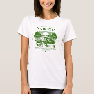 Nationaler Froschmonat T-Shirt