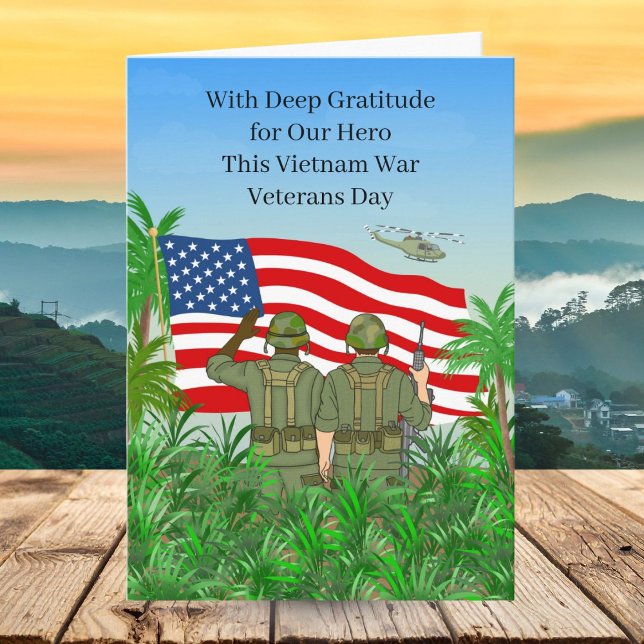 Nationaler Gedenktag für die Vietnamkriegsveterane Karte (Von Creator hochgeladen)