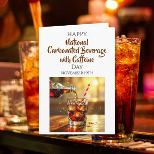 Nationaler Getränketag mit Koffein   19. Nov. Karte