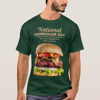 Nationaler Hamburger Tag 28. Mai Fast Food T-Shirt