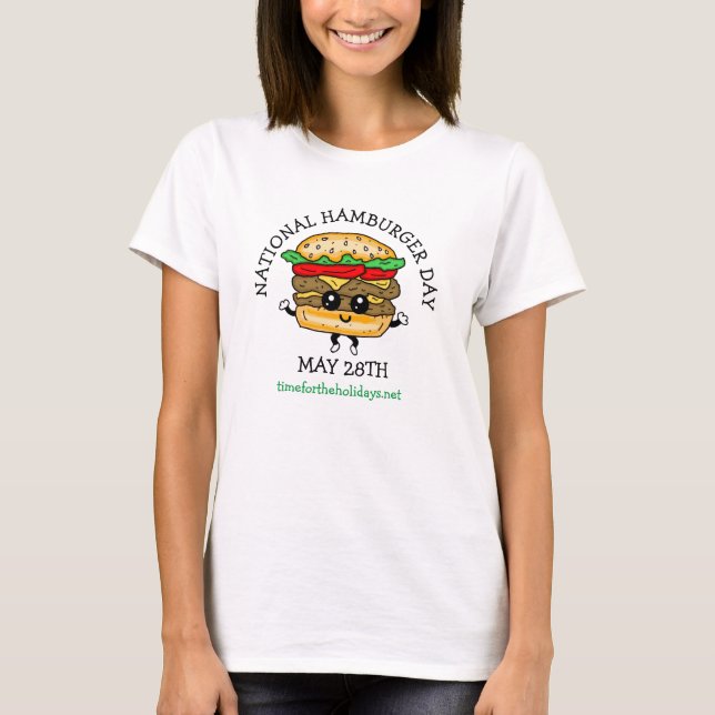 Nationaler Hamburger Tag 28. Mai T - Shirt (Vorderseite)