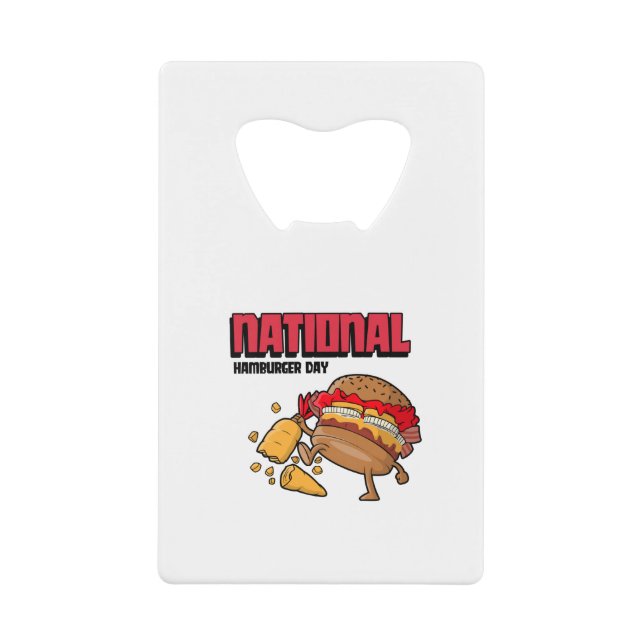 Nationaler Hamburger Tag Geldbeutel Flaschenöffner (Vorderseite)
