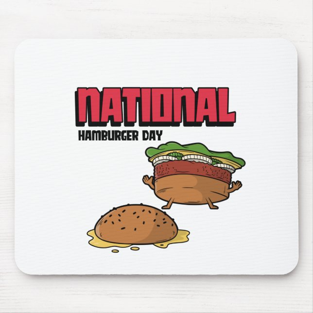 Nationaler Hamburger Tag Mousepad (Vorne)
