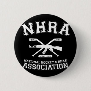 Nationaler Hockey-und Gewehr-Vereinigungs-Knopf Button