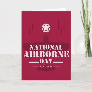 Nationaler Im Flugzeug Tag Karte