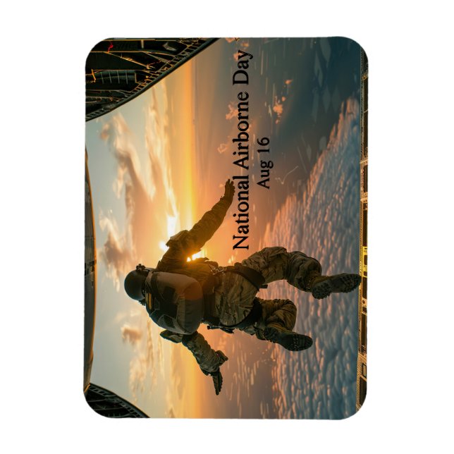 Nationaler Im Flugzeug Tag Magnet (Vertikal)